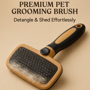 Premium Pet Grooming Brush - Detangle & Shed Effortlessly