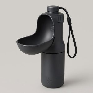 Portable Dog Water Bottle with Bowl - Compact & Durable Design