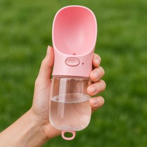 Pet-Friendly Travel Water Bottle - Comfortable Grip & Spill-Proof