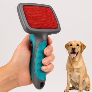 Ergonomic Pet Hair Remover - Comfortable Grip for Large Dogs